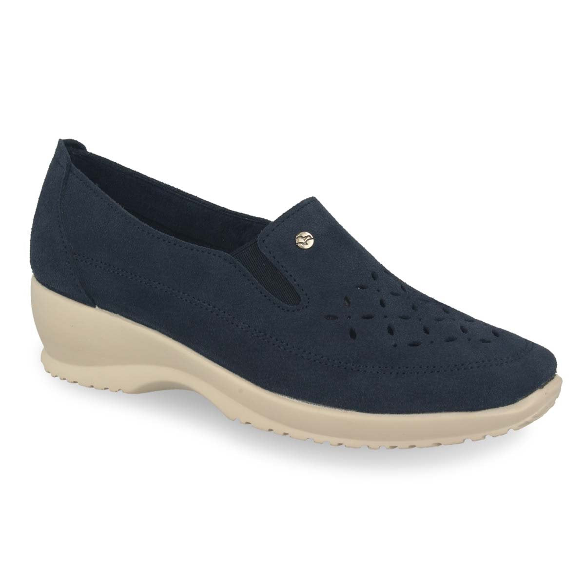 Photo of the Leather Woman Shoe Blue (17d97sq)