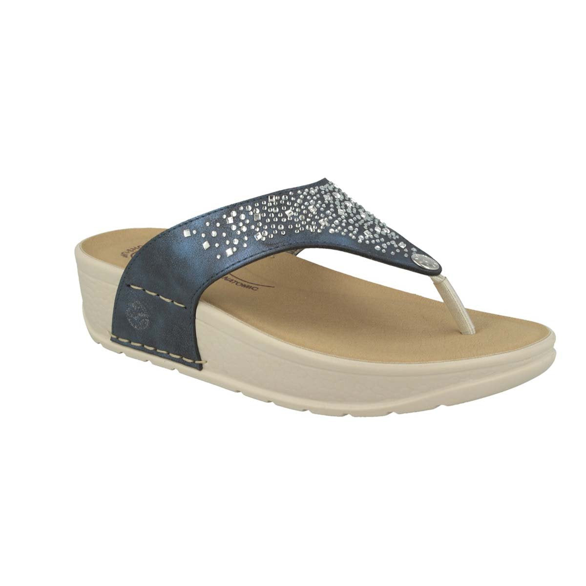 Photo of the Synthetic Woman Slipper Blue (38e60a2)