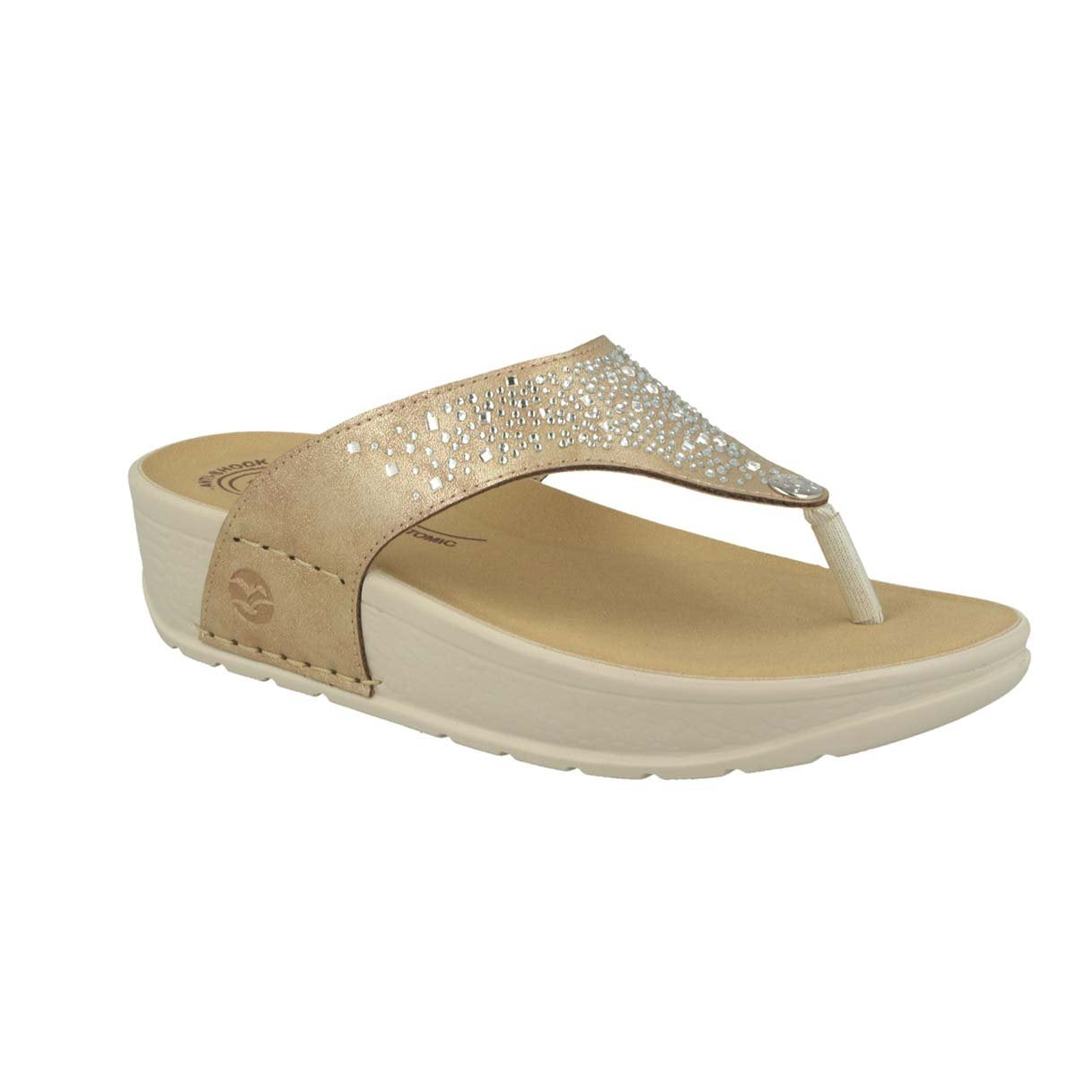 Photo of the Synthetic Woman Slipper Gold (38e60a2)