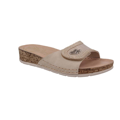See photos Leather Woman Slipper Beige (15A40GG)