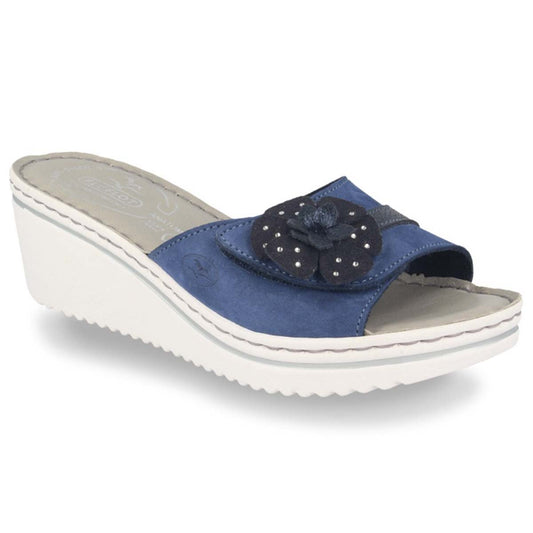 See photos Leather Woman Slipper Blue (41D433G)