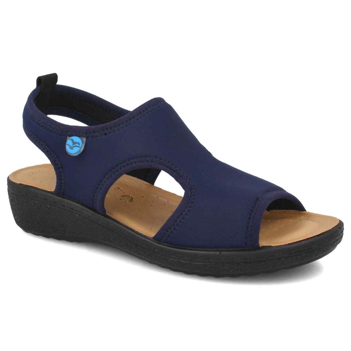 Cloth Woman Sandal Blue (55B84LB)
