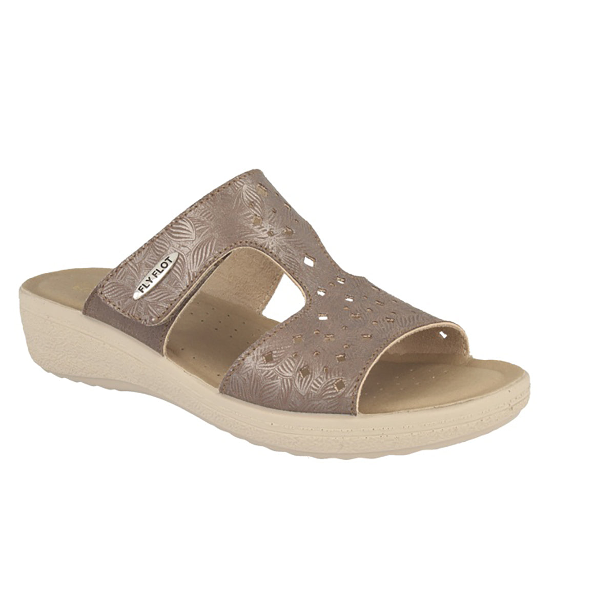 Cloth Woman Slipper Taupe  (550D70   MB)